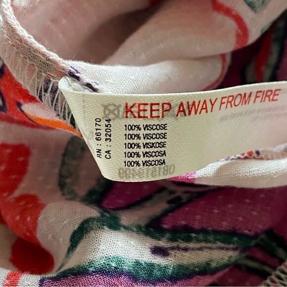 Anthropologie Dress NEW Vibrant Floral Boho Festival Stretch XS Vacation - Picture 10 of 11